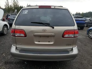 2002 Toyota Sienna LE with VIN 4T3ZF13C92U474786, listed as a Copart auction lot 83051724 with 195,429 mi miles and Salvage Title. Bid and sale history available at carsss.com. Image 6.