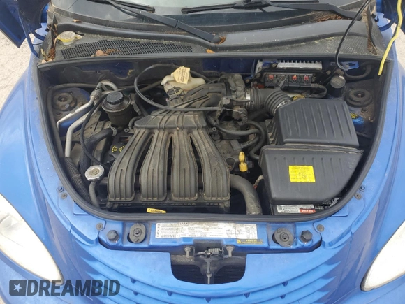 2005 Chrysler PT Cruiser with VIN 3C4FY48B95T613311, listed as a Copart auction lot 55819445 with 93,666 mi miles and Salvage title. Bid and sale history available at DreamBid. Image 11.