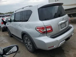 2018 Nissan Armada SV with VIN JN8AY2NC0J9558282, listed as a Copart auction lot 68261684 with 139,668 mi miles and Salvage Title. Bid and sale history available at carsss.com. Image 2.