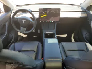 2022 Tesla Model Y Performance with VIN 7SAYGDEF3NF384161, listed as a Copart auction lot 59989145 with 12,731 mi miles and Salvage title. Bid and sale history available at DreamBid. Image 8.