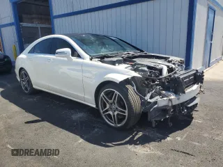 2012 Mercedes-Benz CLS 63 AMG with VIN WDDLJ7EBXCA052110, listed as a Copart auction lot 61843395 with 91,207 mi miles and Salvage title. Bid and sale history available at DreamBid. Image 4.
