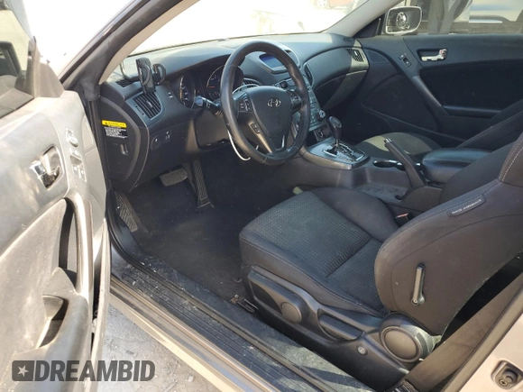 2012 Hyundai Genesis Coupe 2.0T with VIN KMHHT6KD7CU068804, listed as a Copart auction lot 50274345 with 194,299 mi miles and Salvage title. Bid and sale history available at DreamBid. Image 8.