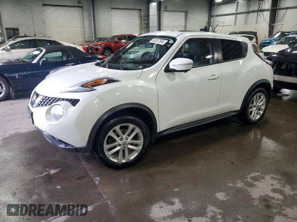 2016 Nissan Juke S with VIN JN8AF5MV2GT658597, listed as a Copart auction lot 85207504 with 176,113 mi miles and Salvage Title. Bid and sale history available at carsss.com. Image 1.