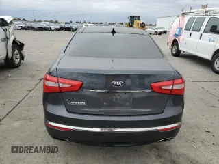 2016 Kia Cadenza Premium with VIN KNALN4D7XG5207034, listed as a Copart auction lot 82035124 with 138,410 mi miles and Salvage Title. Bid and sale history available at carsss.com. Image 6.