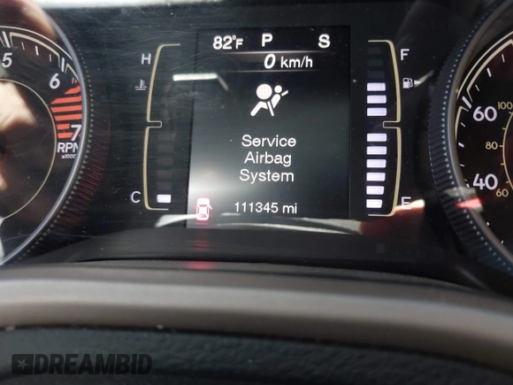 2017 Jeep Cherokee Latitude with VIN 1C4PJLCB3HW660925, listed as a IAAI auction lot 42087708 with 111,345 mi miles and . Bid and sale history available at carsss.com. Image 15.