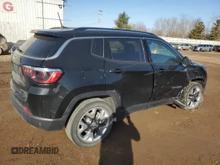 2021 Jeep Compass Limited z VIN 3C4NJDCB1MT550453, wystawiony jako Copart lot #48127825 z przebiegiem 58 285 mil mil oraz Czysty tytuł • Clean title. Historia ofert i sprzedaży dostępna na DreamBid. Obrazek 3.
