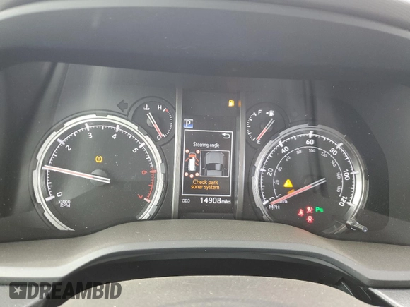 2023 Toyota 4Runner Limited z VIN JTEKU5JR6P6171989, wystawiony jako Copart lot #57337795 z przebiegiem 14 908 mil mil oraz Szkoda całkowita • Salvage title. Historia ofert i sprzedaży dostępna na DreamBid. Obrazek 9.