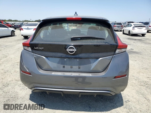 2024 Nissan LEAF S with VIN 1N4AZ1BV2RC551010, listed as a Copart auction lot 59508015 with 18,674 mi miles and Salvage title. Bid and sale history available at DreamBid. Image 6.