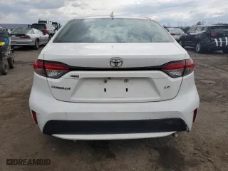 2021 Toyota Corolla LE with VIN 5YFEPMAE0MP185746, listed as a Copart auction lot 51180565 with 69,609 mi miles and Salvage Title. Bid and sale history available at carsss.com. Image 6.