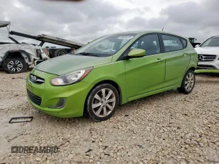 2012 Hyundai Accent SE with VIN KMHCU5AEXCU024422, listed as a Copart auction lot 60804615 with 140,206 mi miles and Salvage title. Bid and sale history available at DreamBid. Image 1.