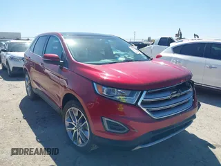 2015 Ford Edge Titanium z VIN 2FMPK3K83FBB06068, wystawiony jako IAAI lot #41774040 z przebiegiem 134 821 mil mil oraz . Historia ofert i sprzedaży dostępna na DreamBid. Obrazek 1.
