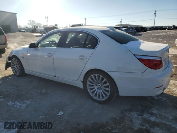 2010 BMW 5 Series 550i with VIN WBANW5C5XACT34705, listed as a Copart auction lot 43878745 with Not Provided miles and Salvage Title. Bid and sale history available at DreamBid. Image 2.
