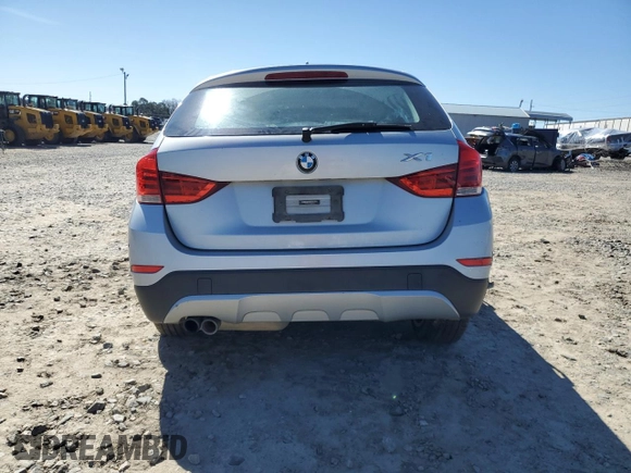 2014 BMW X1 sDrive28i with VIN WBAVM1C53EVW47331, listed as a Copart auction lot 47557195 with 127,494 mi miles and Salvage Title. Bid and sale history available at carsss.com. Image 6.