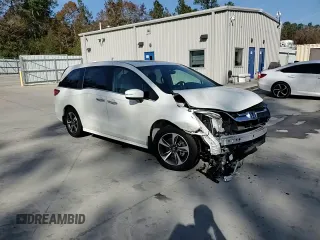 2019 Honda Odyssey Touring with VIN 5FNRL6H89KB064683, listed as a Copart auction lot 84063114 with 71,919 mi miles and Salvage Title. Bid and sale history available at carsss.com. Image 14.