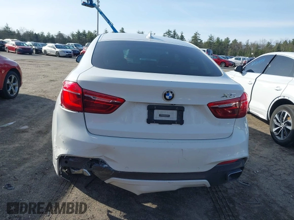2015 BMW X6 xDrive35i with VIN 5UXKU2C50F0N77117, listed as a IAAI auction lot 41901159 with 104,820 mi miles. Bid and sale history available at carsss.com. Image 17.