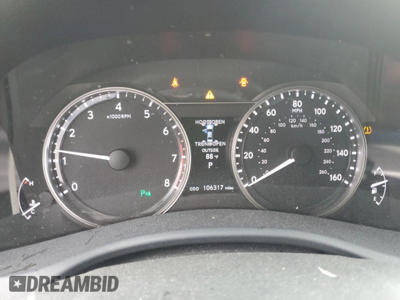2015 Lexus GS 350 with VIN JTHBE1BL2FA007010, listed as a Copart auction lot 73589454 with 106,317 mi miles and Salvage Title. Bid and sale history available at carsss.com. Image 9.