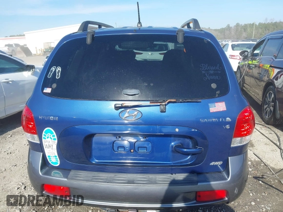 2006 Hyundai Santa Fe GLS with VIN KM8SC73DX6U098121, listed as a IAAI auction lot 41490588 with 171,087 mi miles. Bid and sale history available at carsss.com. Image 17.