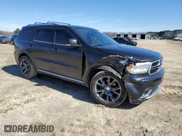 2016 Dodge Durango Limited with VIN 1C4RDHDG1GC361246, listed as a Copart auction lot 46374835 with 186,679 mi miles and Salvage Title. Bid and sale history available at carsss.com. Image 4.