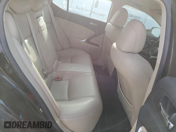 2008 Lexus IS 250 z VIN JTHBK262485085445, wystawiony jako Copart lot #50660045 z przebiegiem 156 095 mil mil oraz Szkody całkowita. Historia ofert i sprzedaży dostępna na DreamBid. Obrazek 10.