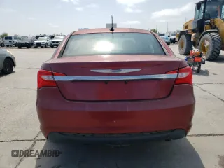 2014 Chrysler 200 LX with VIN 1C3CCBAB4EN205397, listed as a Copart auction lot 51219735 with 0 mi miles and Salvage Title. Bid and sale history available at carsss.com. Image 6.