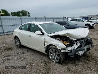 2013 Buick Regal Turbo Premium 1 with VIN 2G4GS5EV0D9247682, listed as a Copart auction lot 64256555 with Not provided miles and Salvage title. Bid and sale history available at DreamBid. Image 13.