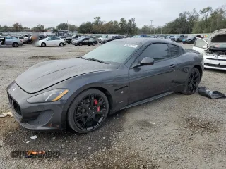 2014 Maserati GranTurismo Sport with VIN ZAM45VLA8E0113136, listed as a Copart auction lot 86207134 with 0 mi miles and Salvage Title. Bid and sale history available at carsss.com. Image 1.