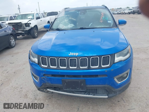 2021 Jeep Compass Limited с VIN 3C4NJDCB4MT602030, выставлен на аукционе IAAI как лот 41752693 с пробегом Не указан миль и . История ставок и продаж доступна на DreamBid. Изображение 12.