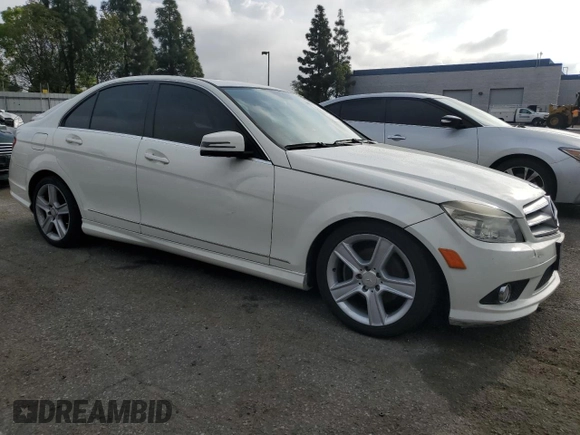 2010 Mercedes-Benz C 300 Sport with VIN WDDGF5EB7AR092571, listed as a Copart auction lot 51133345 with 146,592 mi miles and Salvage title. Bid and sale history available at DreamBid. Image 4.