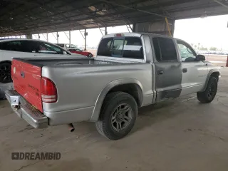 2002 Dodge Dakota SLT z VIN 1B7HL48N42S519724, wystawiony jako Copart lot #55533895 z przebiegiem 313 644 mil mil oraz Tytuł czysty. Historia ofert i sprzedaży dostępna na DreamBid. Obrazek 3.