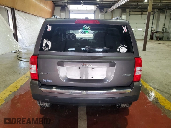 2016 Jeep Patriot High Altitude with VIN 1C4NJRFB9GD673033, listed as a Copart auction lot 55626325 with 152,053 mi miles and Salvage title. Bid and sale history available at DreamBid. Image 6.