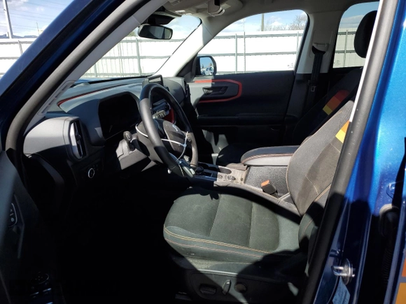 2024 Ford Bronco with VIN 3FMCR9K65RRF36699, listed as a Copart auction lot 48768955 with 10,050 mi miles and Salvage title. Bid and sale history available at DreamBid. Image 7.