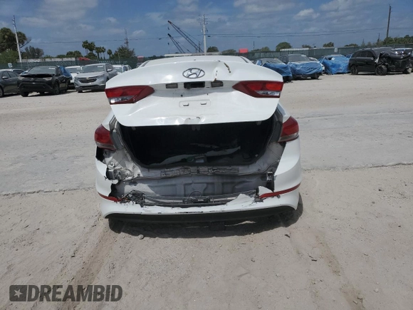 2018 Hyundai Elantra SEL with VIN 5NPD84LF8JH375771, listed as a Copart auction lot 53786965 with 87,605 mi miles and Salvage Title. Bid and sale history available at DreamBid. Image 6.