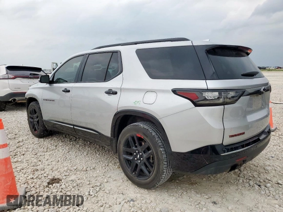 2019 Chevrolet Traverse Premier with VIN 1GNERKKW4KJ298050, listed as a Copart auction lot 57559355 with 54,521 mi miles and Salvage title. Bid and sale history available at DreamBid. Image 2.