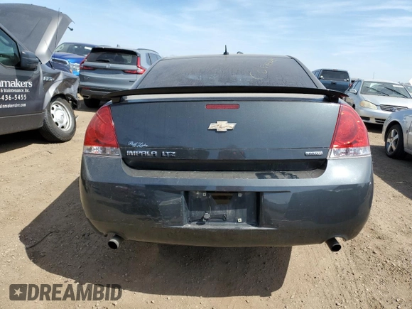 2014 Chevrolet Impala LTZ with VIN 2G1WC5E33E1105492, listed as a Copart auction lot 52814425 with 133,641 mi miles and Salvage Title. Bid and sale history available at DreamBid. Image 6.