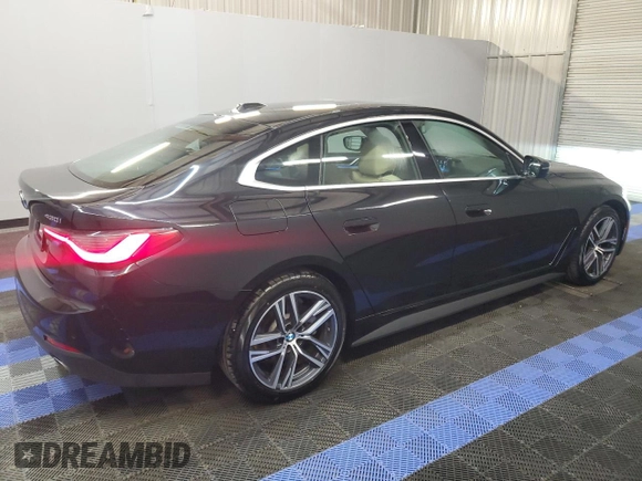 2024 BMW 4 Series 430i with VIN WBA63AV07RFR59032, listed as a Copart auction lot 72823964 with 24,687 mi miles and Clean Title. Bid and sale history available at DreamBid. Image 3.