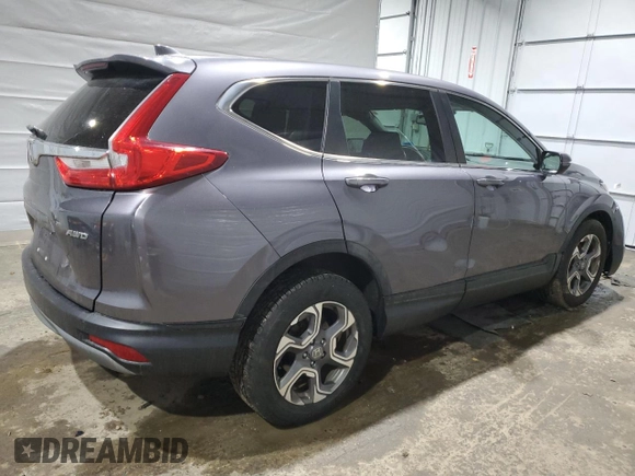 2018 Honda CR-V EX-L with VIN 7FARW2H8XJE012580, listed as a Copart auction lot 47826265 with 67,336 mi miles and Salvage Title. Bid and sale history available at carsss.com. Image 3.