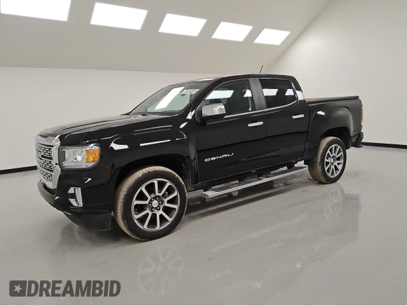 2021 GMC Canyon 4WD Denali with VIN 1GTG6EEN4M1118552, listed as a Copart auction lot 44969445 with 37,357 mi miles and Clean Title. Bid and sale history available at carsss.com. Image 1.