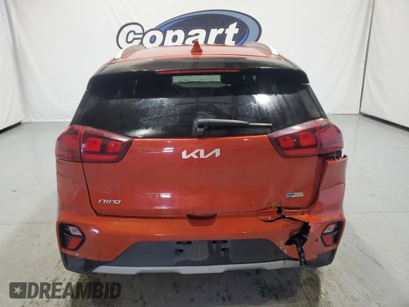 2022 Kia Niro LXS SE with VIN KNDCB3LC8N5504675, listed as a Copart auction lot 77027994 with 44,953 mi miles and Salvage Title. Bid and sale history available at carsss.com. Image 6.