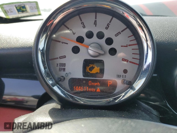 2012 MINI Coupe S z VIN WMWSX3C54CT465636, wystawiony jako Copart lot #46641355 z przebiegiem 144 611 mil mil oraz Szkoda całkowita • Salvage title. Historia ofert i sprzedaży dostępna na DreamBid. Obrazek 9.