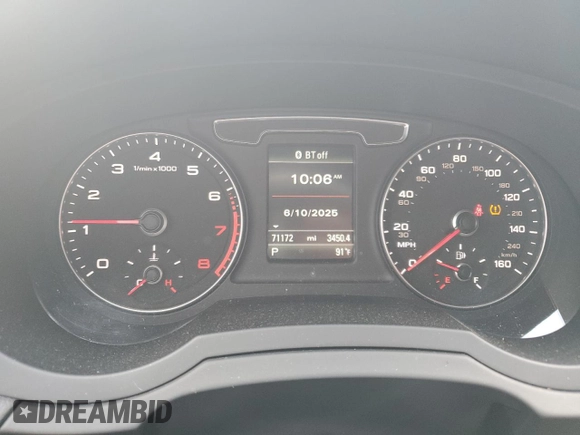 2018 Audi Q3 Premium with VIN WA1BCCFS3JR016128, listed as a Copart auction lot 53683375 with 71,172 mi miles and Salvage title. Bid and sale history available at DreamBid. Image 9.