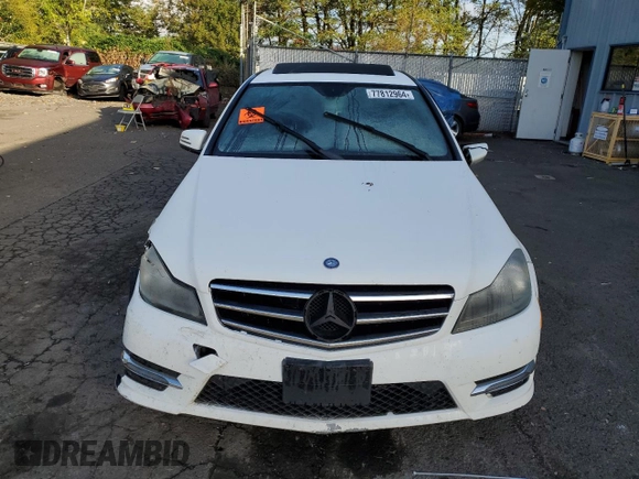 2014 Mercedes-Benz C 350 Sport with VIN WDDGF5HB1EA957888, listed as a Copart auction lot 77812964 with 126,409 mi miles and Salvage Title. Bid and sale history available at DreamBid. Image 5.