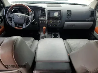 2018 Toyota Sequoia Platinum with VIN 5TDDY5G17JS159344, listed as a Copart auction lot 69950224 with 117,732 mi miles and Salvage Title. Bid and sale history available at carsss.com. Image 8.