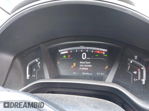 2019 Honda CR-V EX-L with VIN 7FARW1H85KE004222, listed as a IAAI auction lot 41800149 with 52,345 mi miles. Bid and sale history available at carsss.com. Image 16.