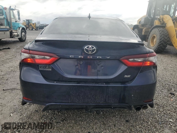 2022 Toyota Camry SE with VIN 4T1G11AK3NU632648, listed as a Copart auction lot 51648605 with 77,860 mi miles and Salvage Title. Bid and sale history available at DreamBid. Image 6.