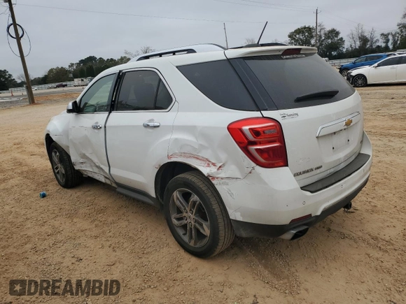 2017 Chevrolet Equinox Premier with VIN 2GNFLGE38H6160618, listed as a Copart auction lot 86702034 with 134,863 mi miles and Salvage Title. Bid and sale history available at carsss.com. Image 2.