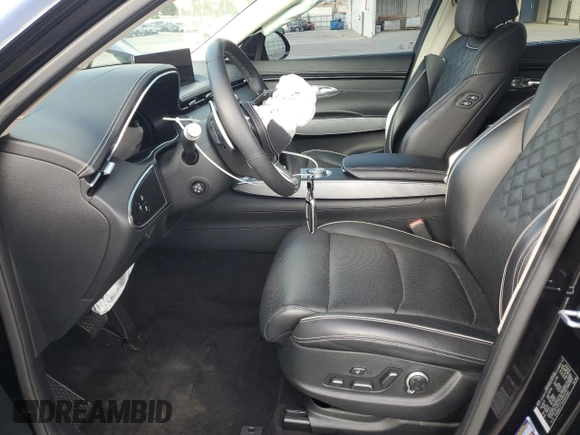 2024 Genesis GV70 Advanced with VIN 5NMMCET1XRH001681, listed as a Copart auction lot 54874865 with 15,991 mi miles and Salvage title. Bid and sale history available at DreamBid. Image 7.