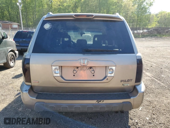 2003 Honda Pilot EX with VIN 2HKYF18503H579800, listed as a Copart auction lot 53681645 with 207,095 mi miles and Salvage Title. Bid and sale history available at DreamBid. Image 6.