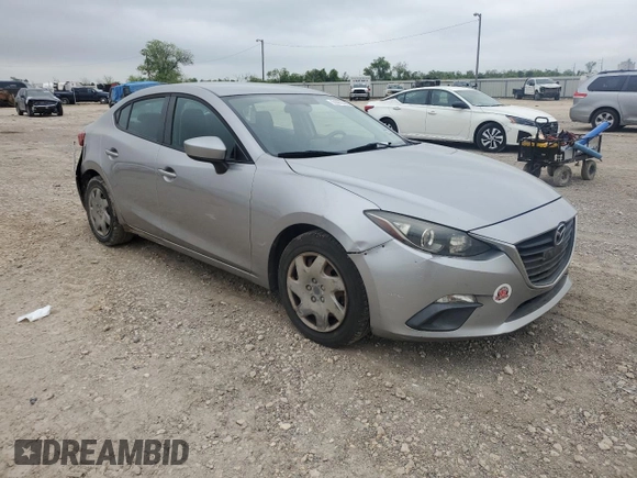 2015 Mazda 3 i Sport with VIN 3MZBM1U72FM171426, listed as a Copart auction lot 51470595 with 164,296 mi miles and Salvage Title. Bid and sale history available at carsss.com. Image 4.
