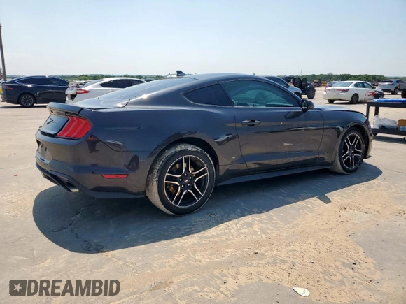 2022 Ford Mustang EcoBoost with VIN 1FA6P8TH8N5129965, listed as a Copart auction lot 59307485 with 39,806 mi miles and Salvage title. Bid and sale history available at DreamBid. Image 3.