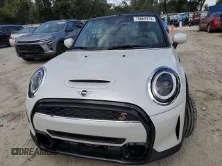 2024 MINI Convertible Cooper S with VIN WMW43DL09R3R47834, listed as a Copart auction lot 79664474 with 8,390 mi miles and Salvage Title. Bid and sale history available at carsss.com. Image 5.